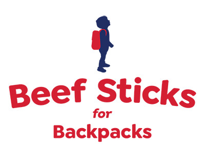 Beef Sticks for Backpacks Logo