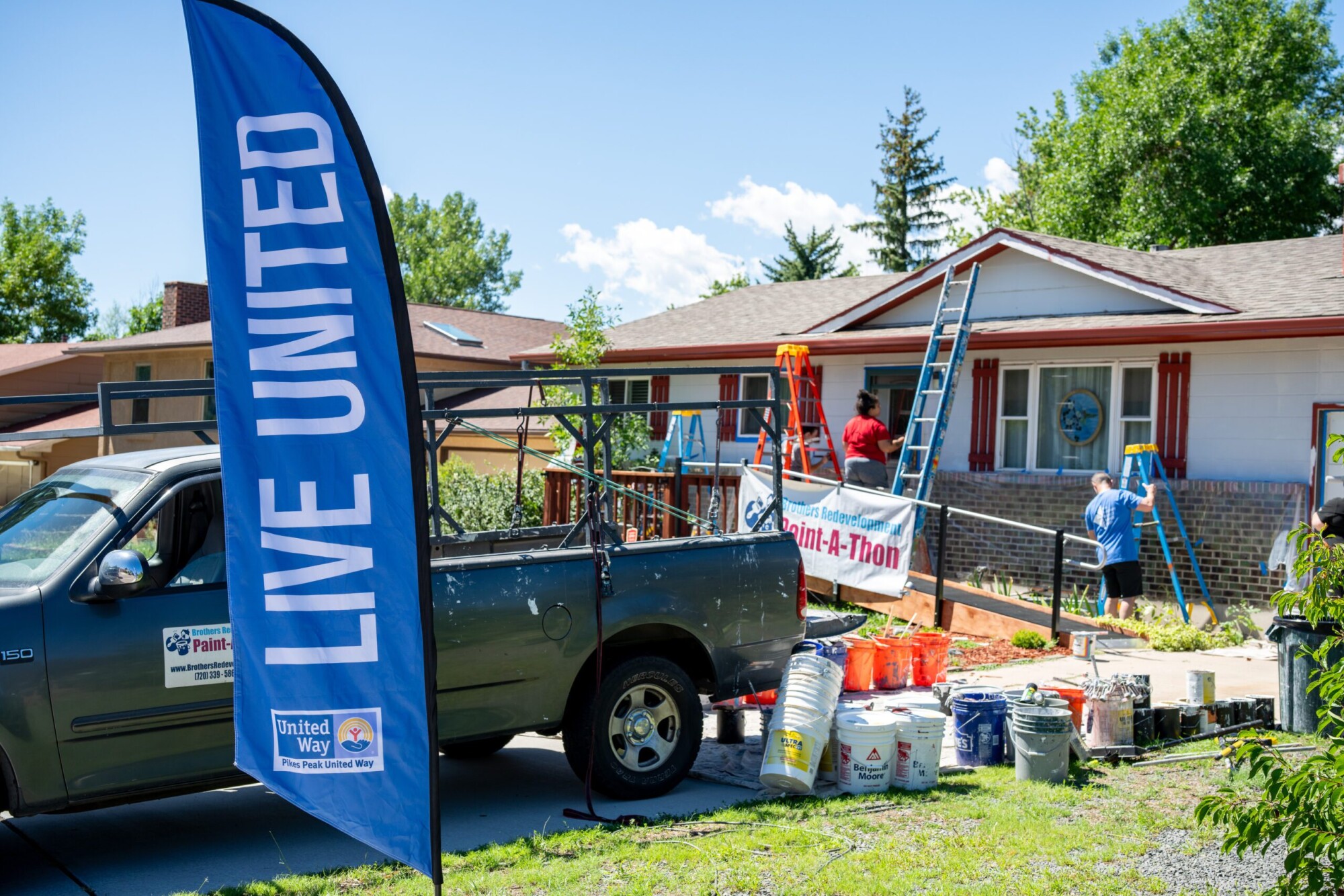 Pikes Peak United Way Paint-a-Home Event with FCSC
